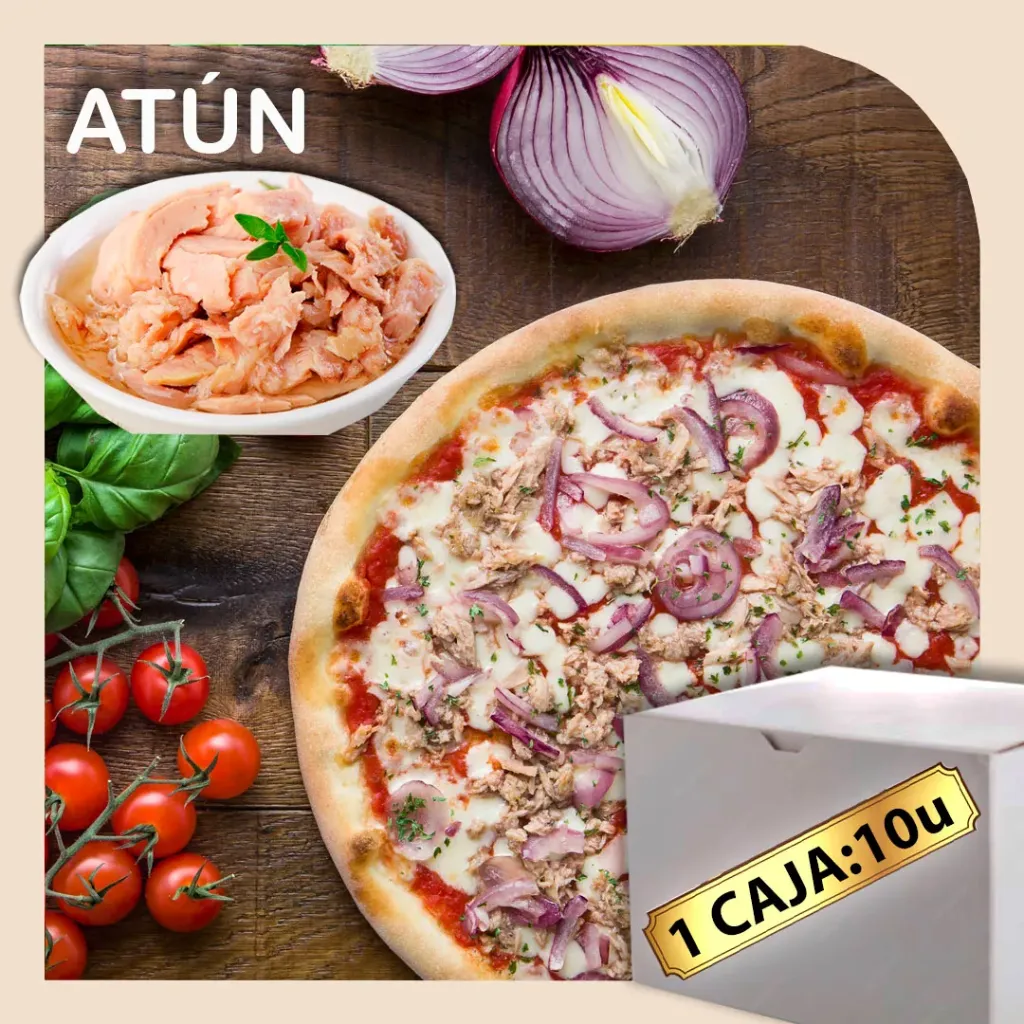 Pizza caja Atún